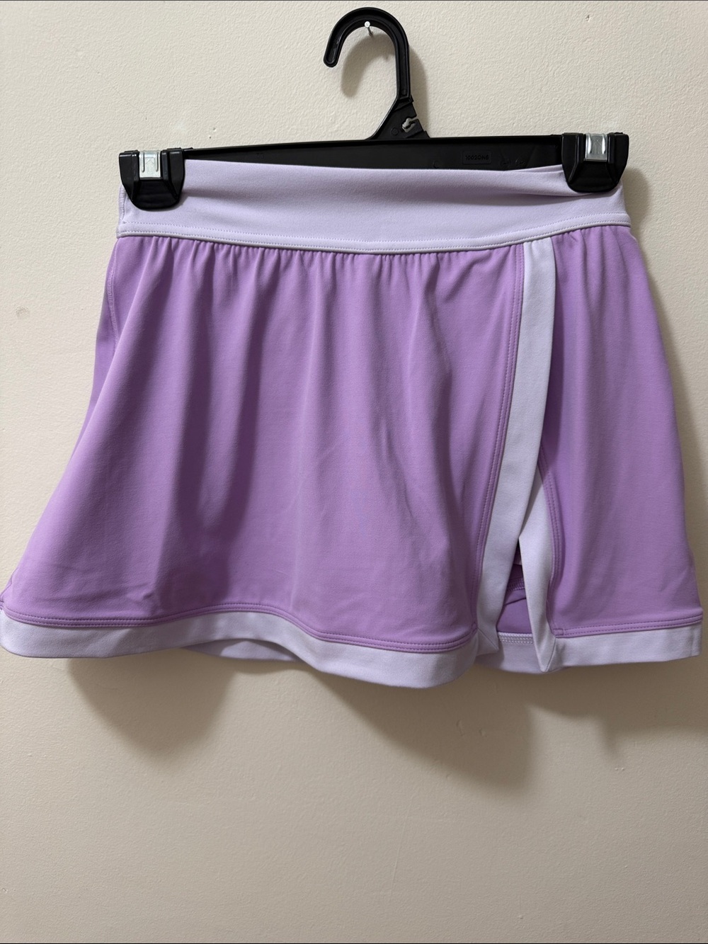 Lilac Athletic Skort with White Trim
